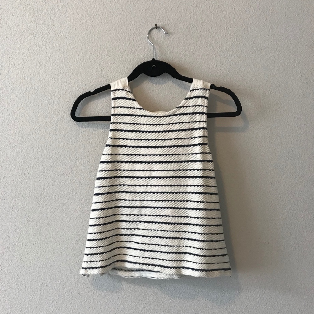 Madewell Sweater Tank Striped